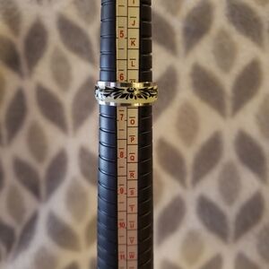 NEW Unisex Stainless Steel Glow In The Dark Tribal Band Ring‎ Size 6.5